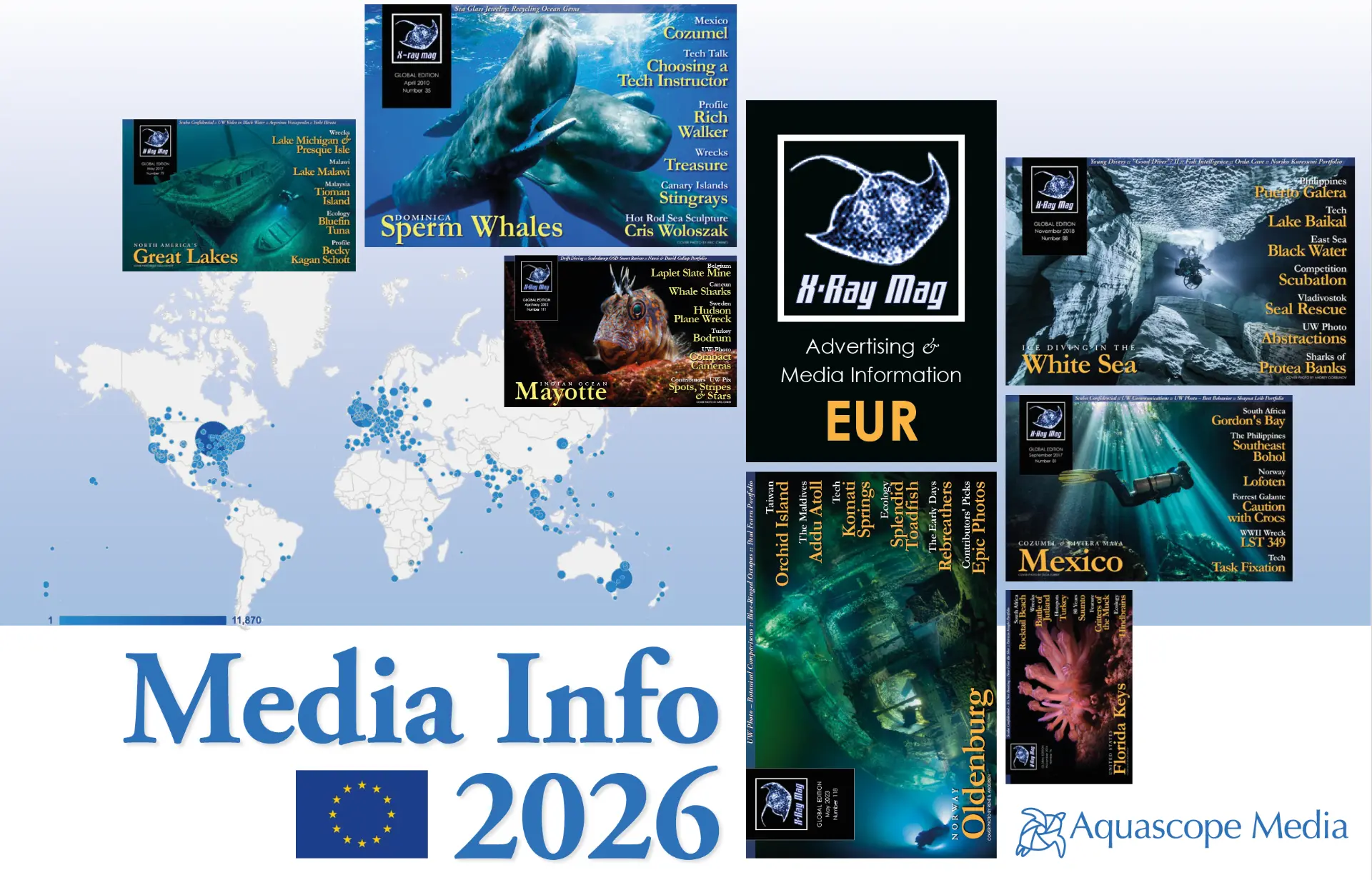 X-Ray Mag Media Info 2026 — omslag